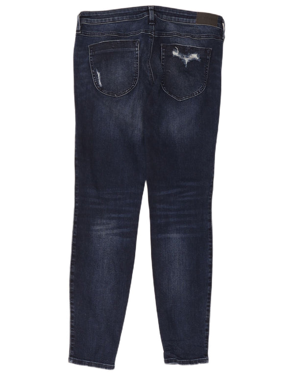 Diesel feminino Gracey cintura baixa super slim jeans skinny W31 L32 azul marinho