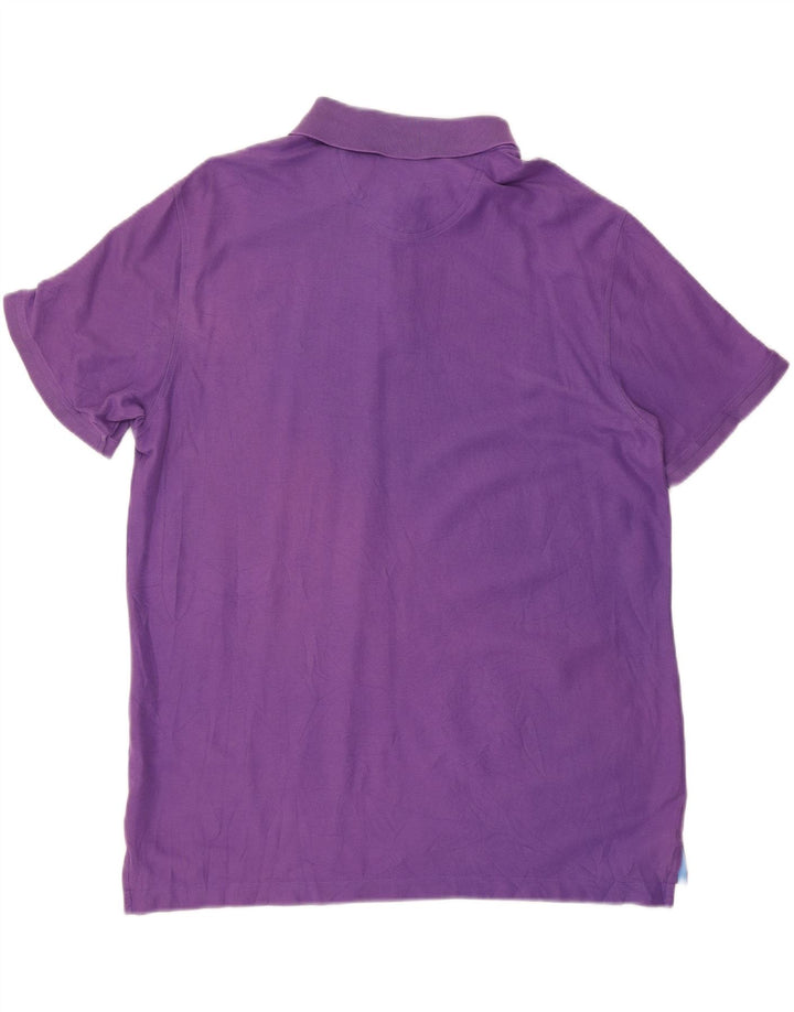 IZOD Mens Polo Shirt XL Purple Cotton Vintage Izod and Second-Hand Izod from Messina Hembry 