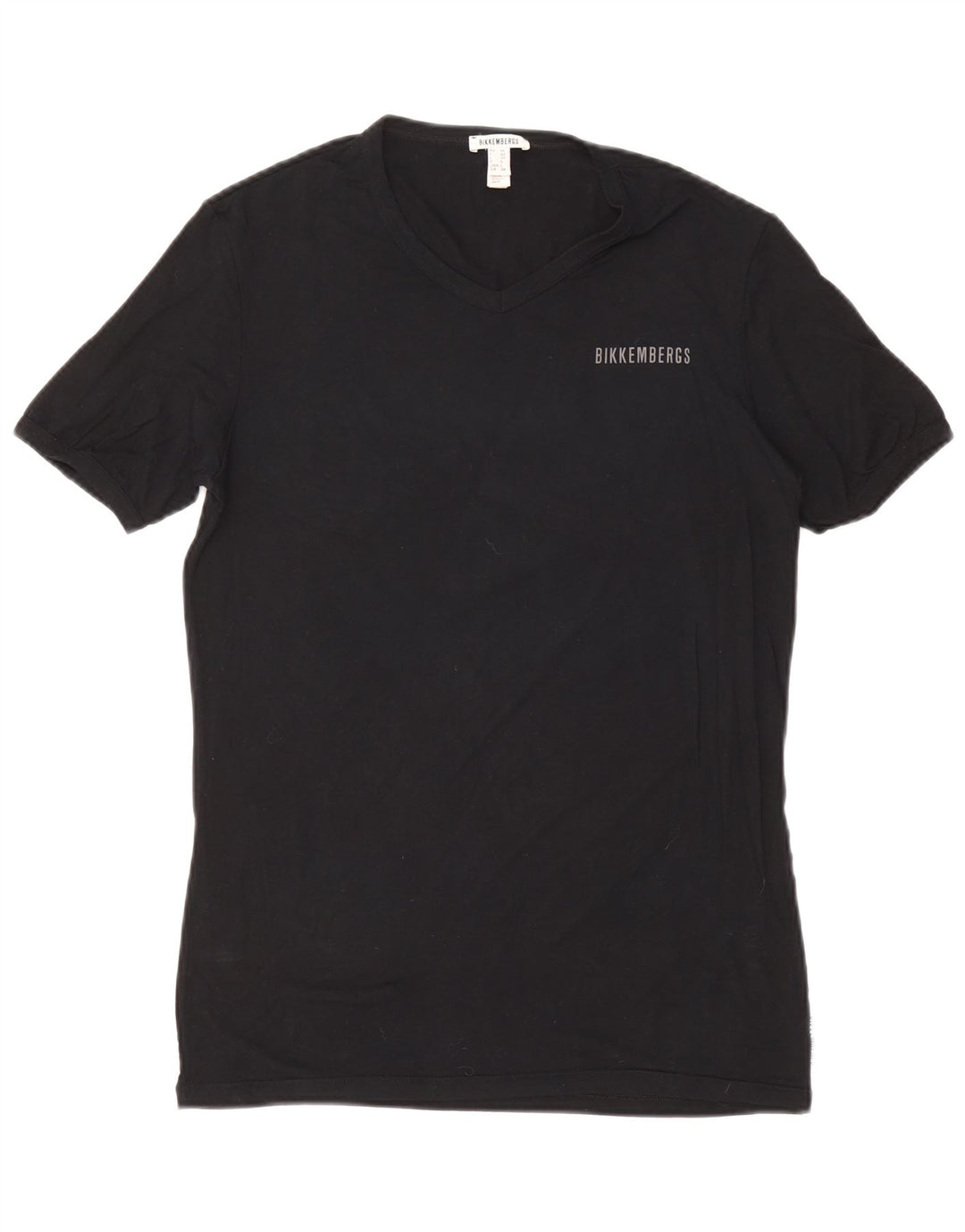 Camiseta masculina Bikkembergs Top UK 38 Médio Preto Modal