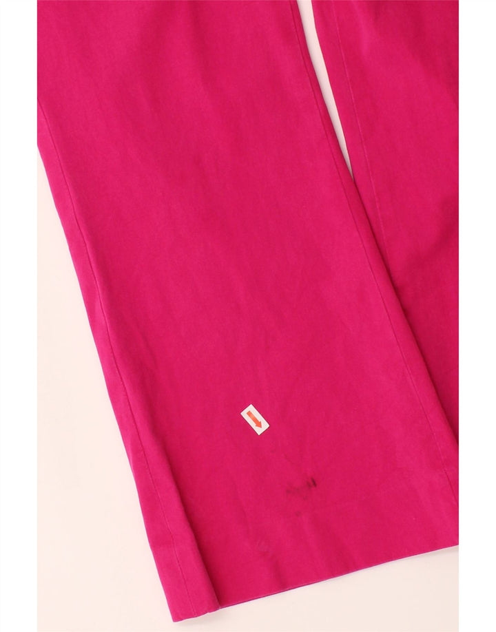 J. CREW Womens Flare Capri Trousers US 6 Medium W30 L23 Pink Cotton Vintage J. Crew and Second-Hand J. Crew from Messina Hembry 