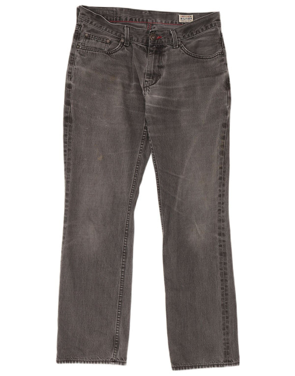 TOMMY HILFIGER Mens Straight Jeans W34 L32 Grey
