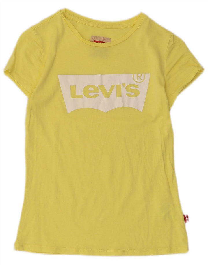Camiseta Levi's Meninos Graphic 13-14 Anos Amarelo Modal