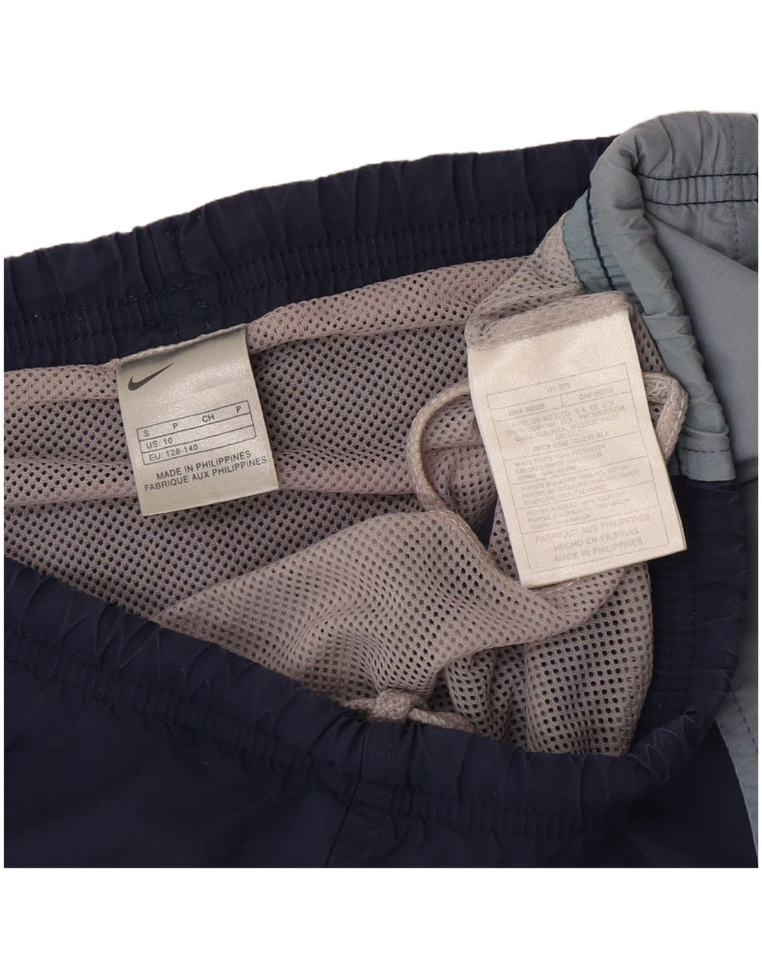 Calções de banho Nike Boys 9-10 anos azul colorblock poliéster