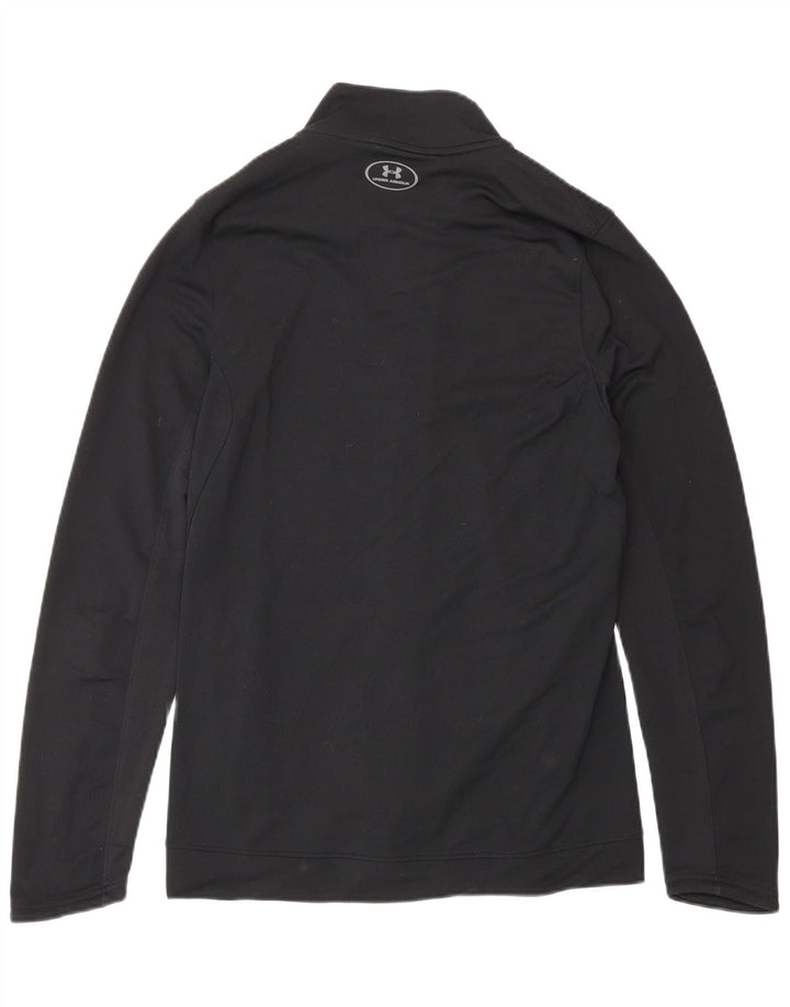 Under Armour Mens Fitted Graphic Tracksuit Top Jacket Pequeno Poliéster Preto