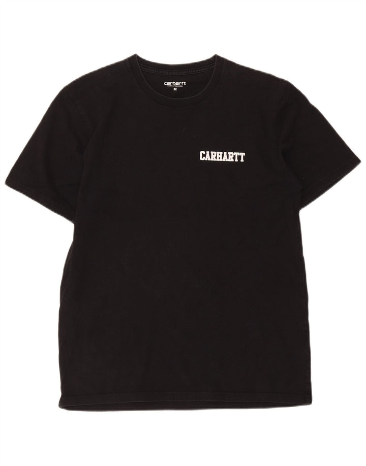 Camiseta masculina regular Carhartt de algodão preto médio