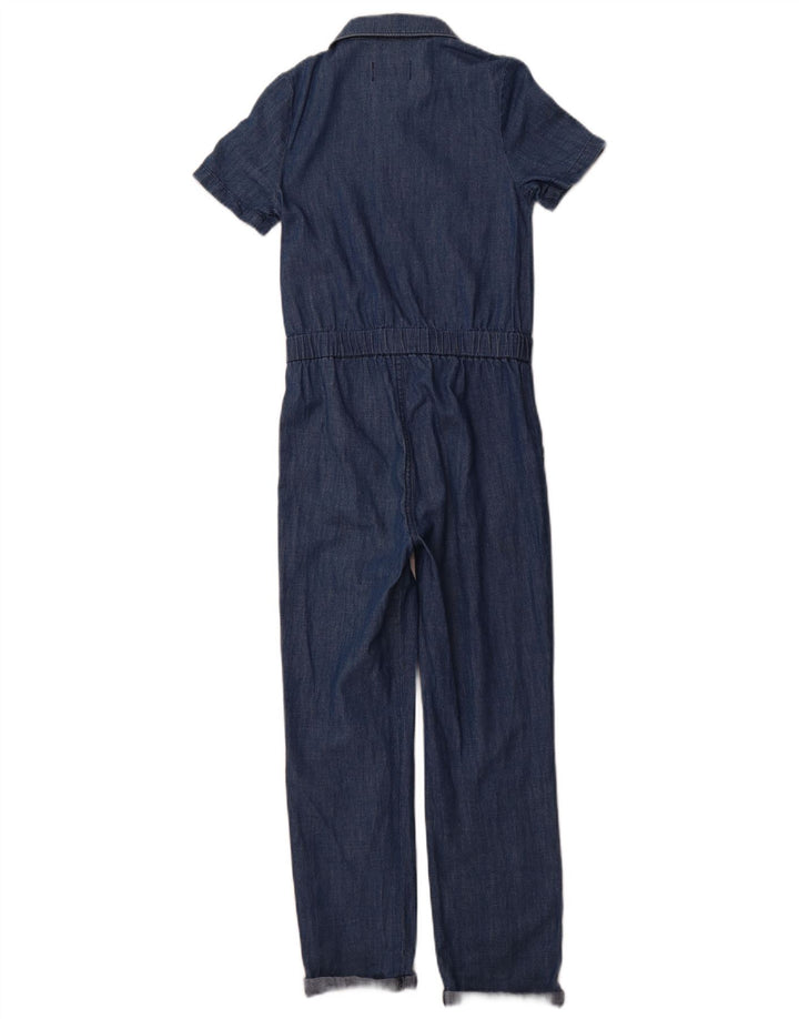 Macacão jeans feminino JOULES 7-8 anos algodão azul