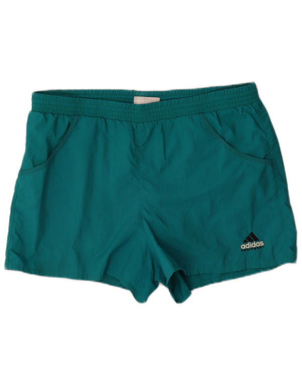 Shorts esportivos femininos Adidas EU 44 grande poliamida verde