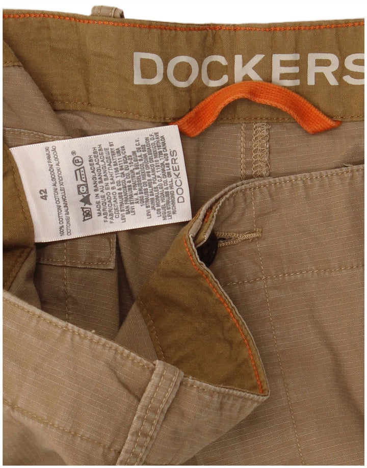 Shorts cargo masculino DOCKERS W42 2XL algodão bege