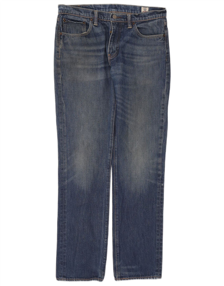 LEVI'S Masculino 511 Slim Jeans W33 L34 Azul Algodão