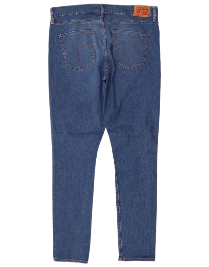 Jeans skinny feminino Levi's W32 L30 algodão azul