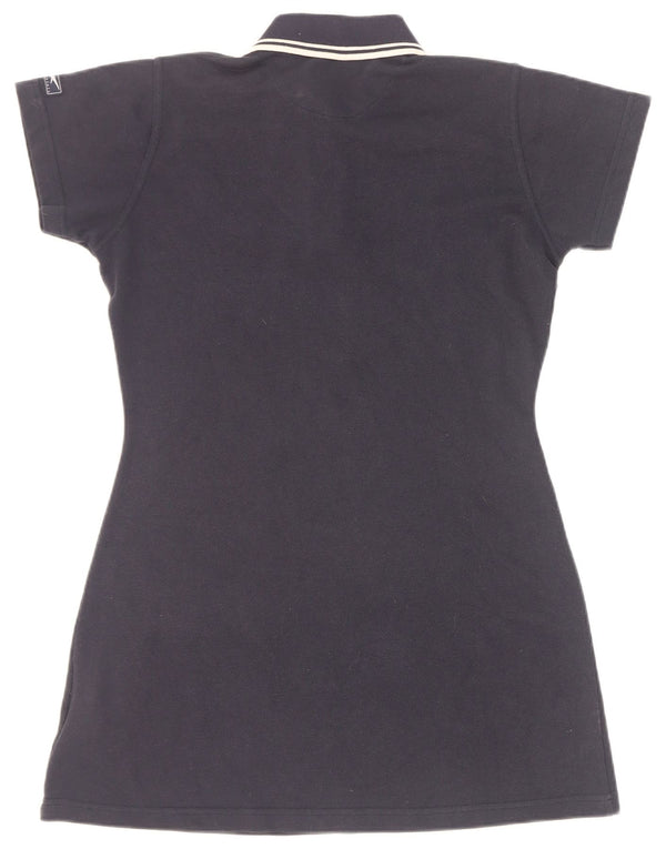 Vestido polo feminino Reebok UK 12 médio azul marinho poliéster