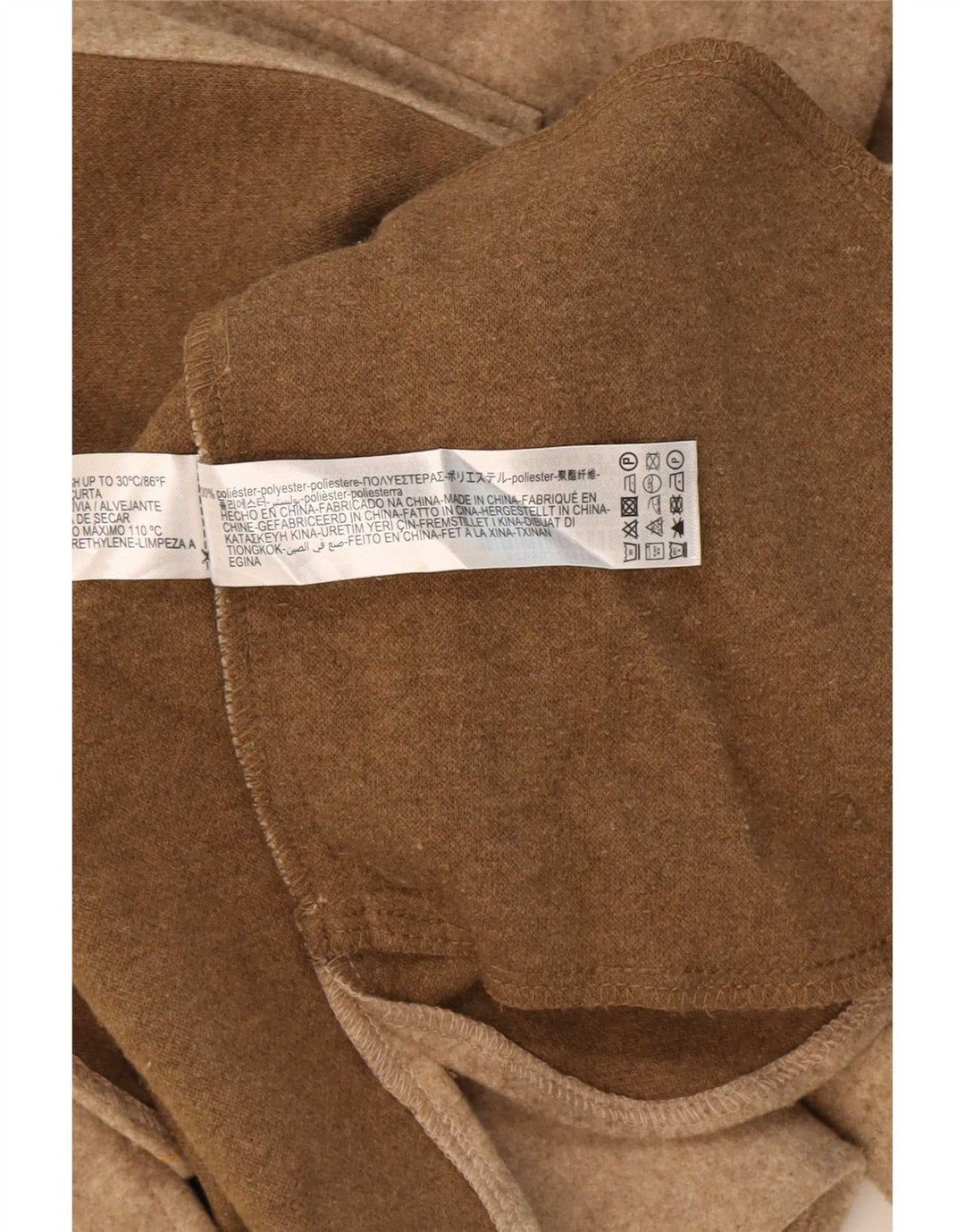 Zara Womens Shacket Oversized Shirt UK 10 Pequeno Poliéster Bege