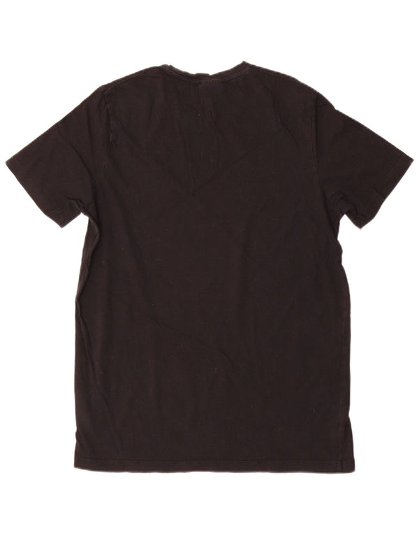 Camiseta masculina Hugo Boss Top médio algodão preto