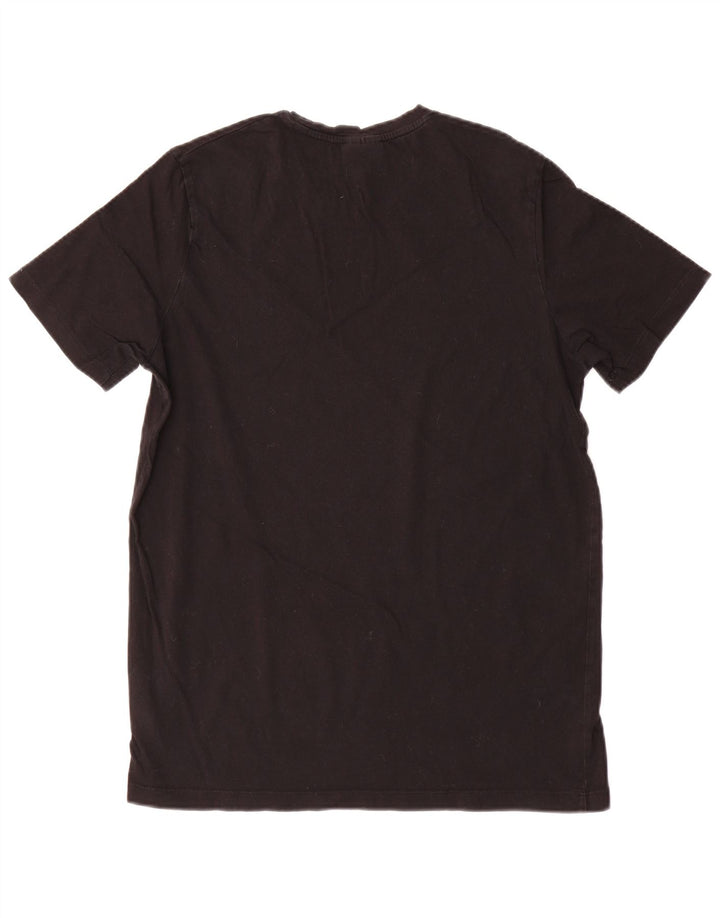 Camiseta masculina Hugo Boss Top médio algodão preto