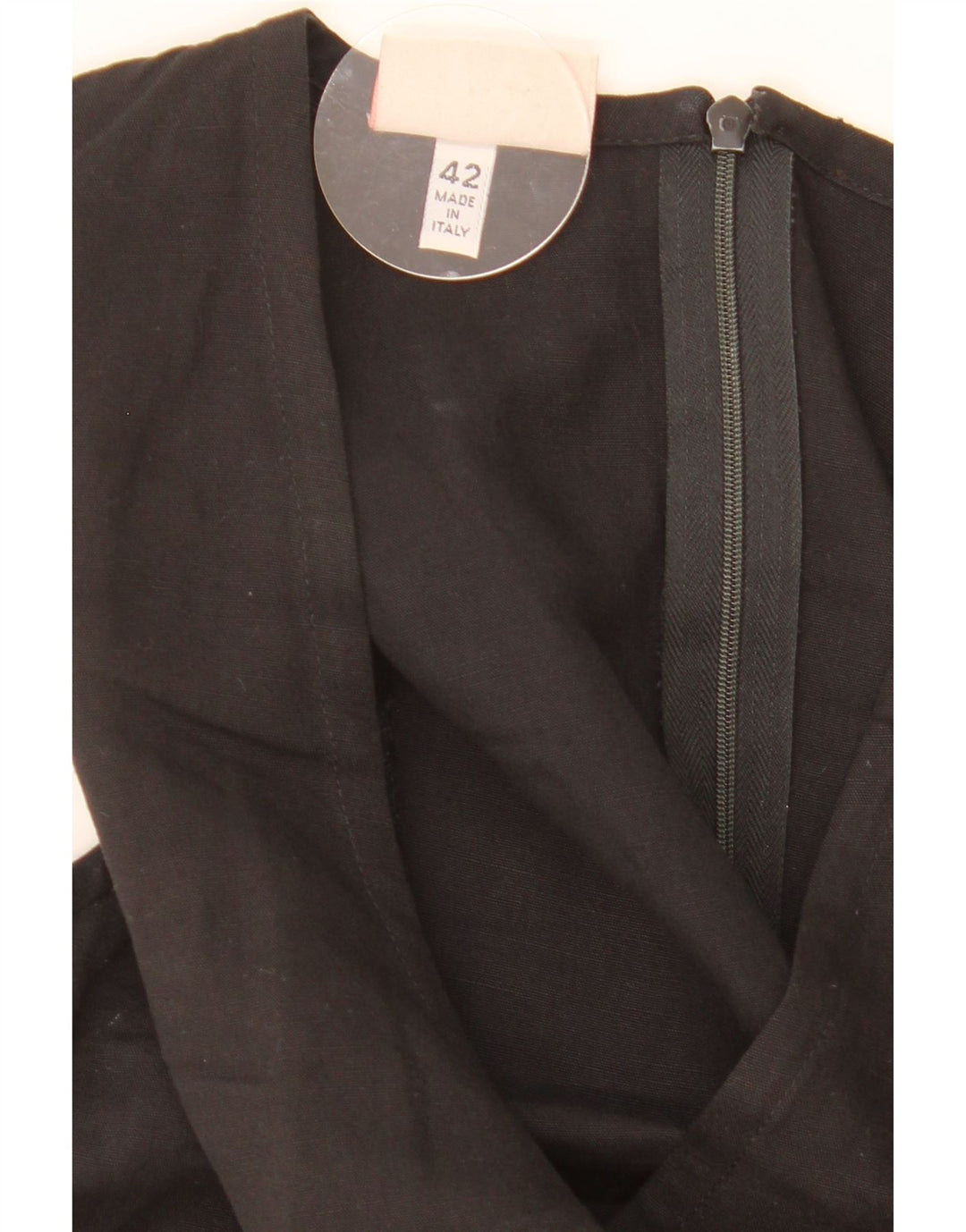 Vestido bainha feminino Byblos sem mangas IT 42 médio preto geométrico
