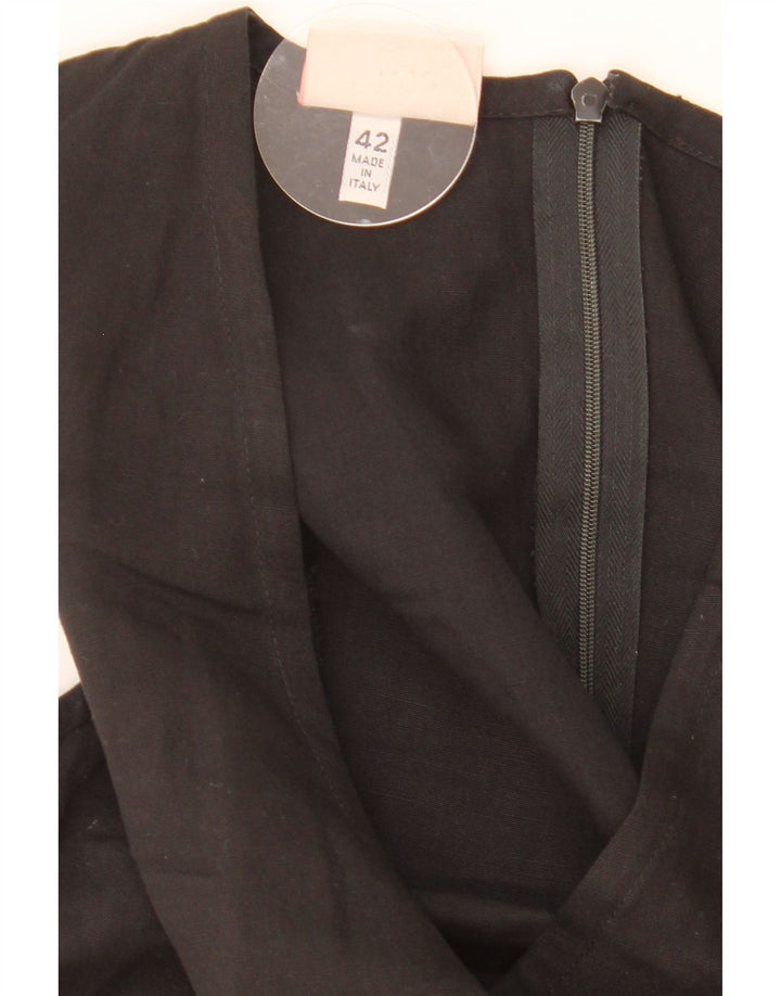 Vestido bainha feminino Byblos sem mangas IT 42 médio preto geométrico