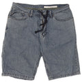 Shorts jeans masculino Dkny W31 algodão azul médio