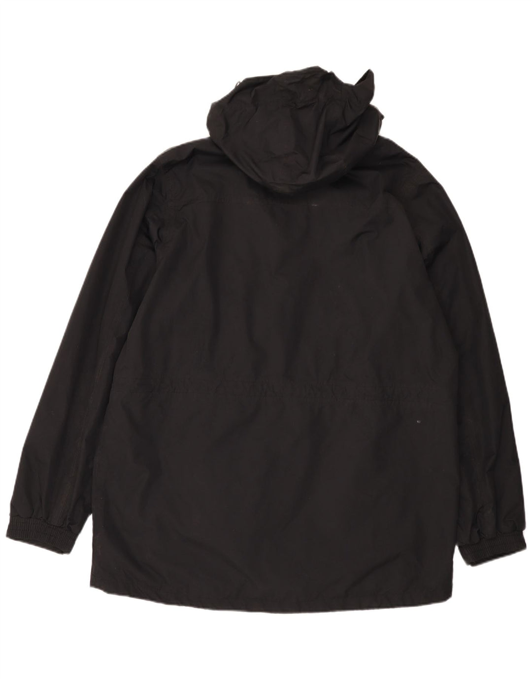 Capa de chuva masculina com capuz Mountain Warehouse UK 40 grande nylon preto
