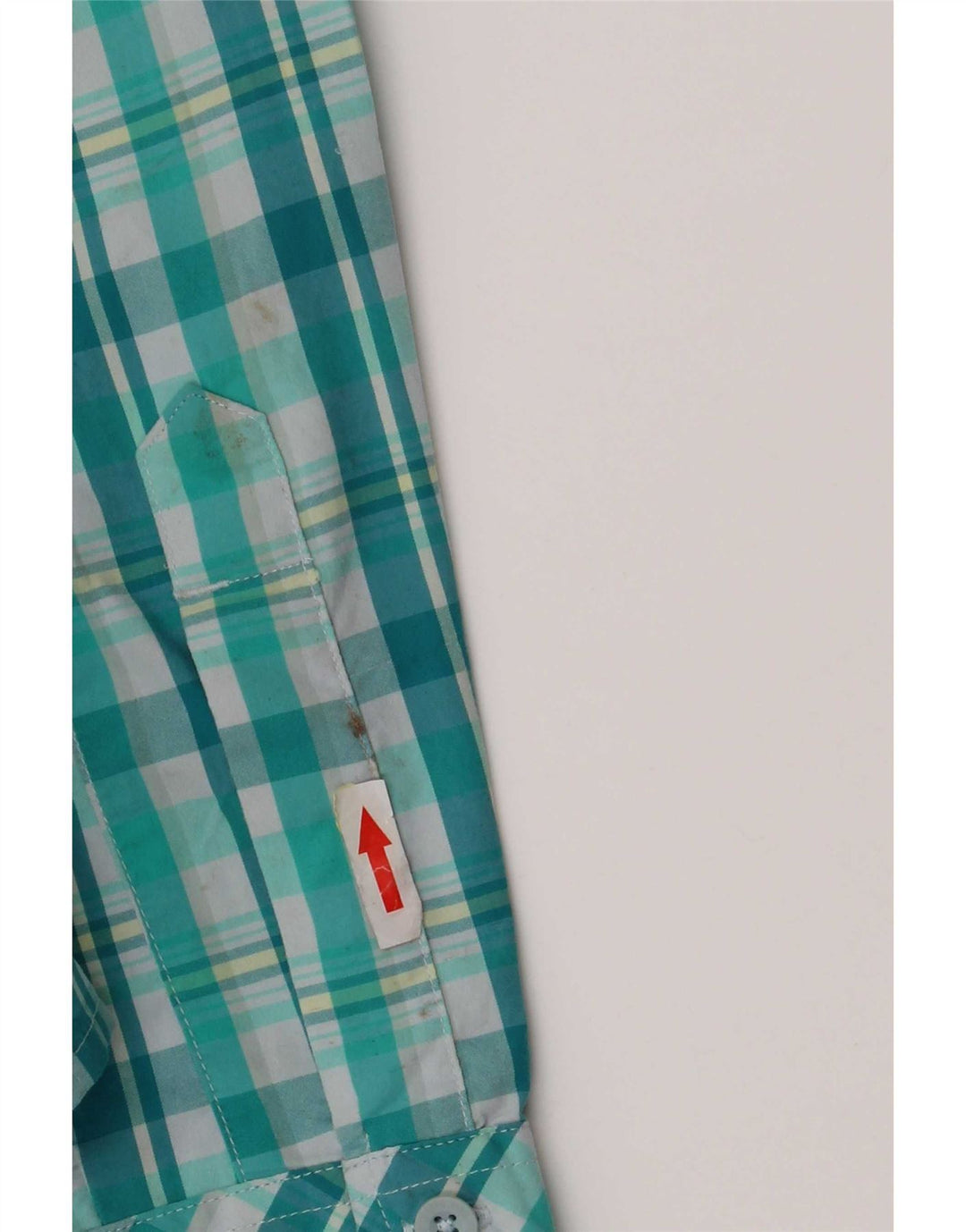 Camisa feminina The North Face UK 10 Small Green Check Nylon