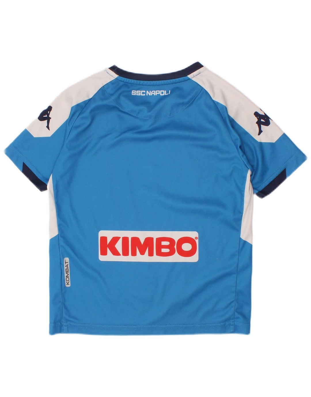 Camiseta Kappa Boys Graphic 4-5 Anos Azul Colorblock