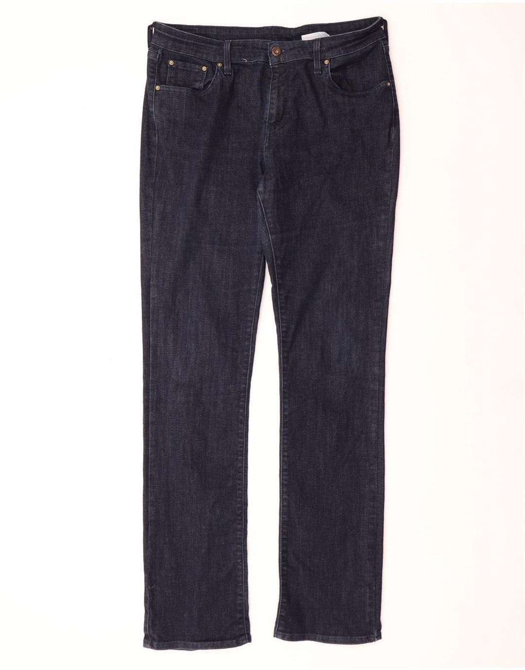 Jeans slim feminino LEVI'S W32 L34 algodão azul marinho