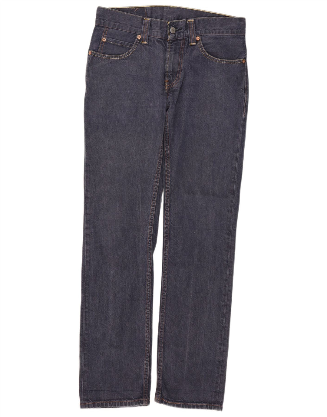 Levi's Masculino 511 Slim Jeans W31 L32 Azul Marinho Algodão