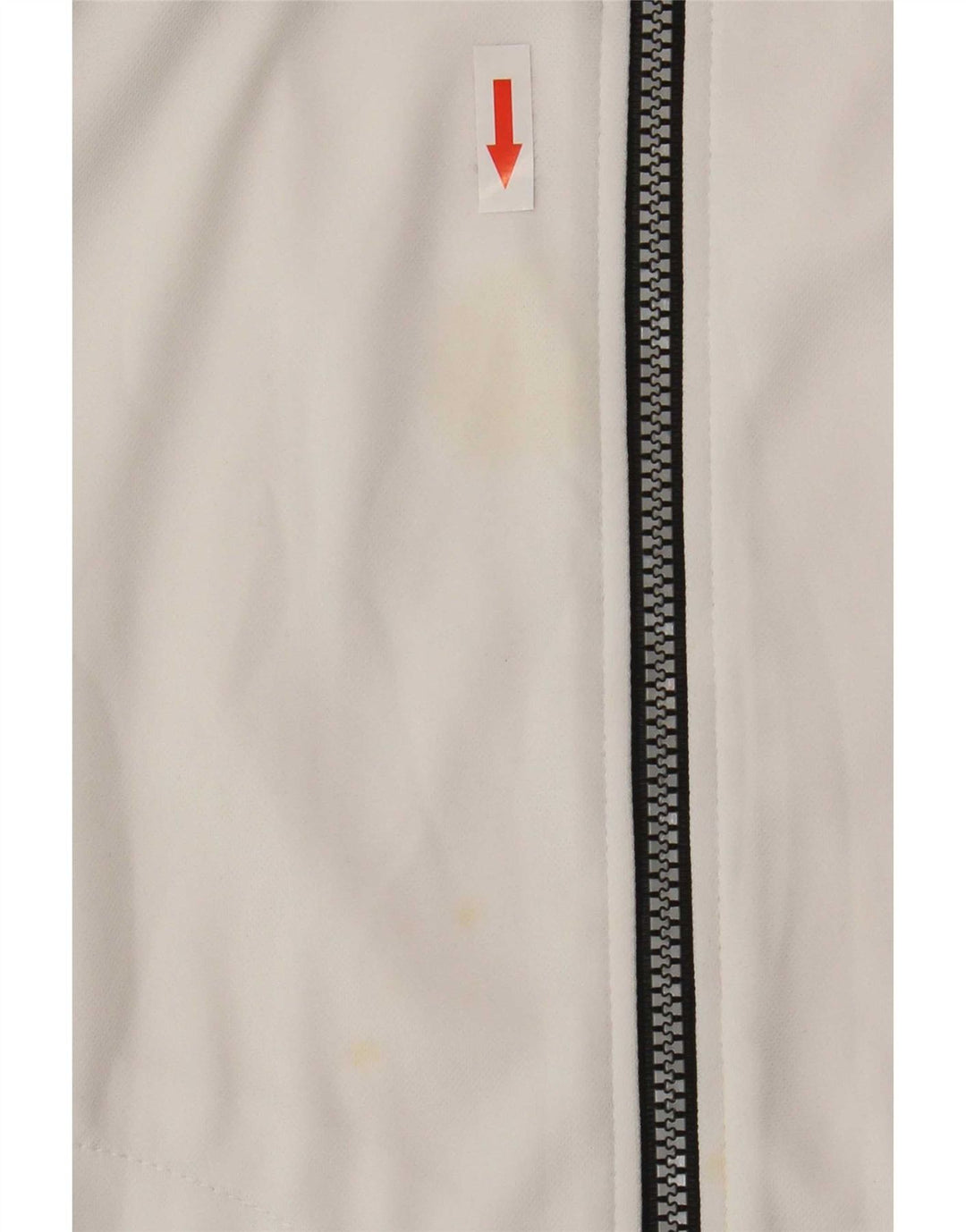 Asics Mens Tracksuit Top Jacket Médio Branco Colourblock Poliéster
