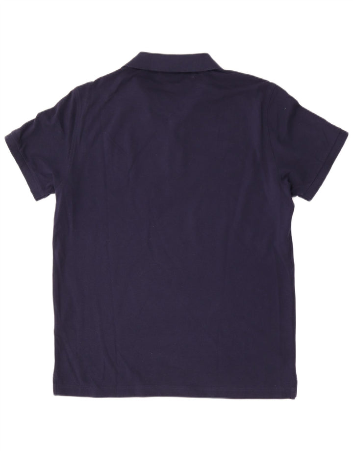 Camisa polo masculina regular Gant XL azul marinho algodão