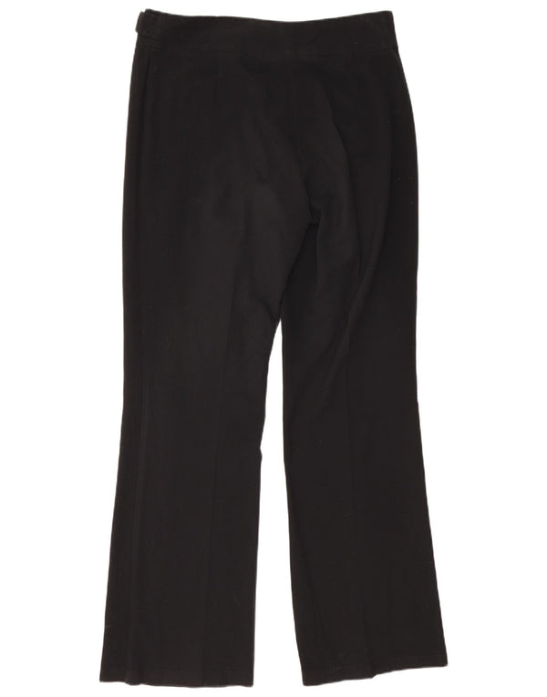 Calça feminina Marks & Spencer Bootcut Suit Reino Unido 16 Grande W34 L32 Preta