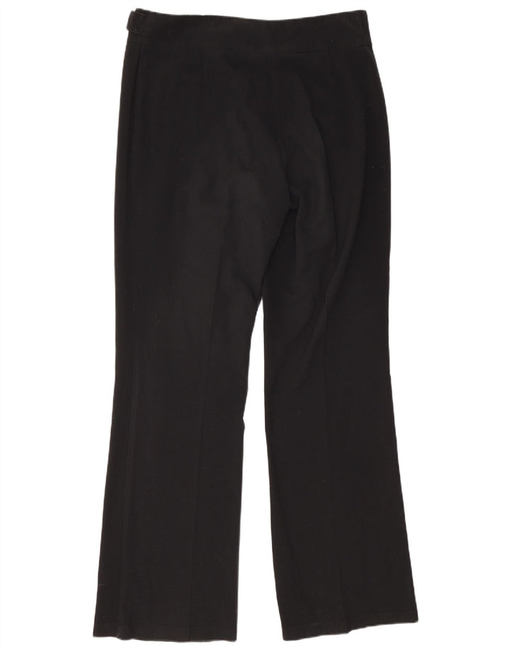 Calça feminina Marks & Spencer Bootcut Suit Reino Unido 16 Grande W34 L32 Preta