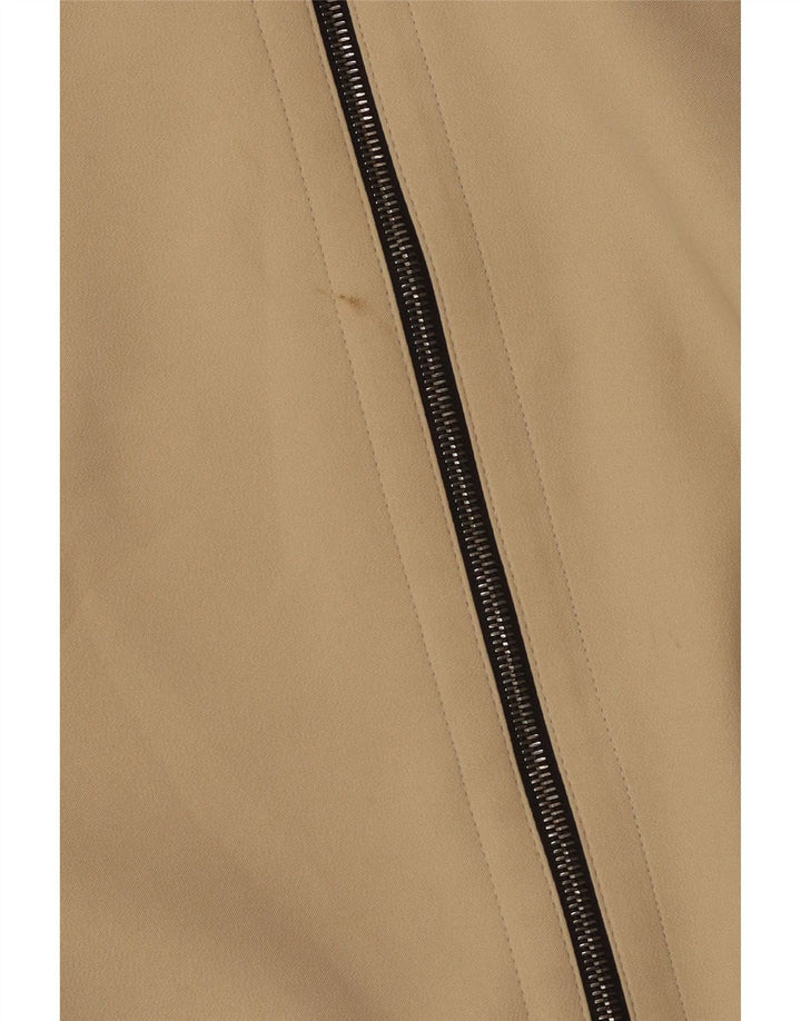 Sobretudo feminino Calvin Klein EU 42 grande poliéster bege