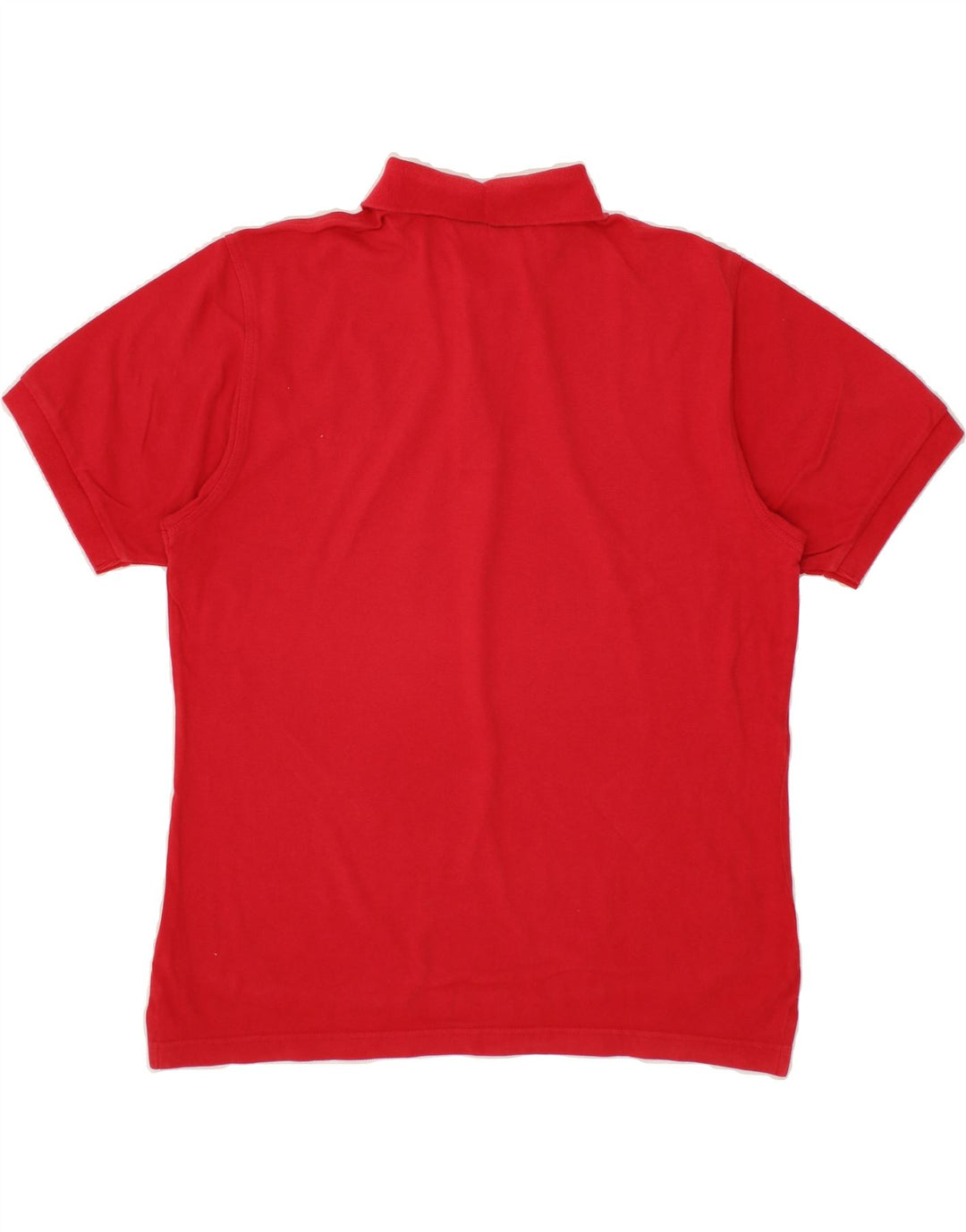 LOTTO Mens Polo Shirt Large Red Cotton Vintage Lotto and Second-Hand Lotto from Messina Hembry 