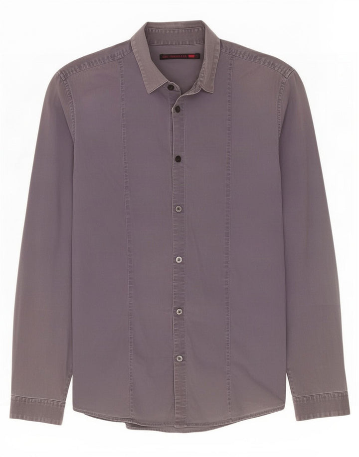 Camisa masculina Levi's pequena cinza algodão