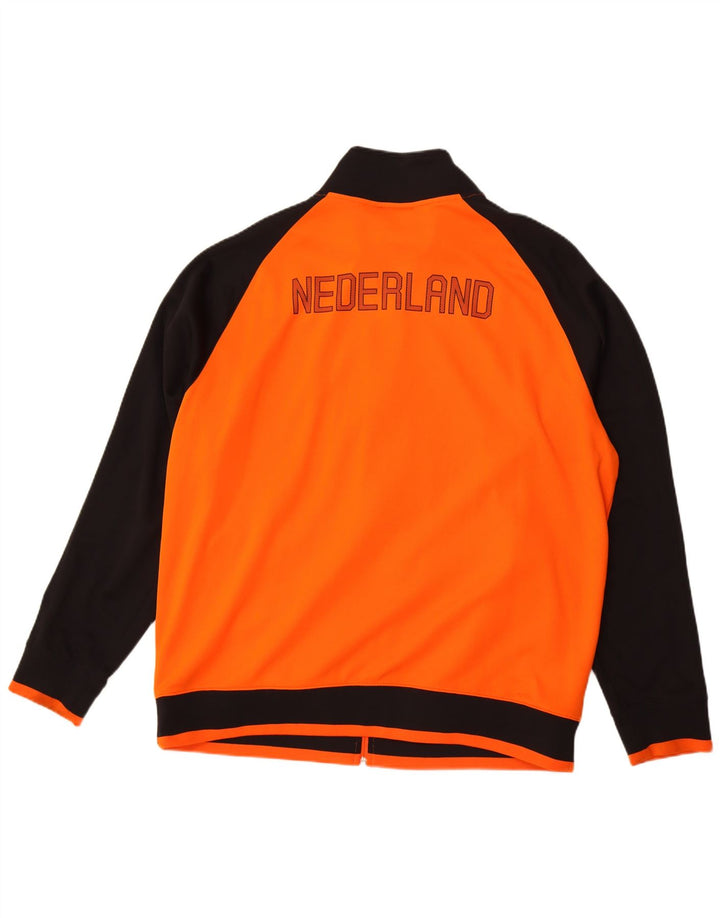 Jaqueta Nike Masculina KNVB Graphic Tracksuit 2XL Laranja Colorblock