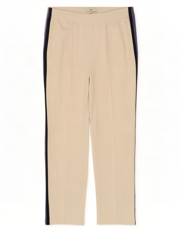 Calça de treino feminina Marks & Spencer UK 12 médio off white
