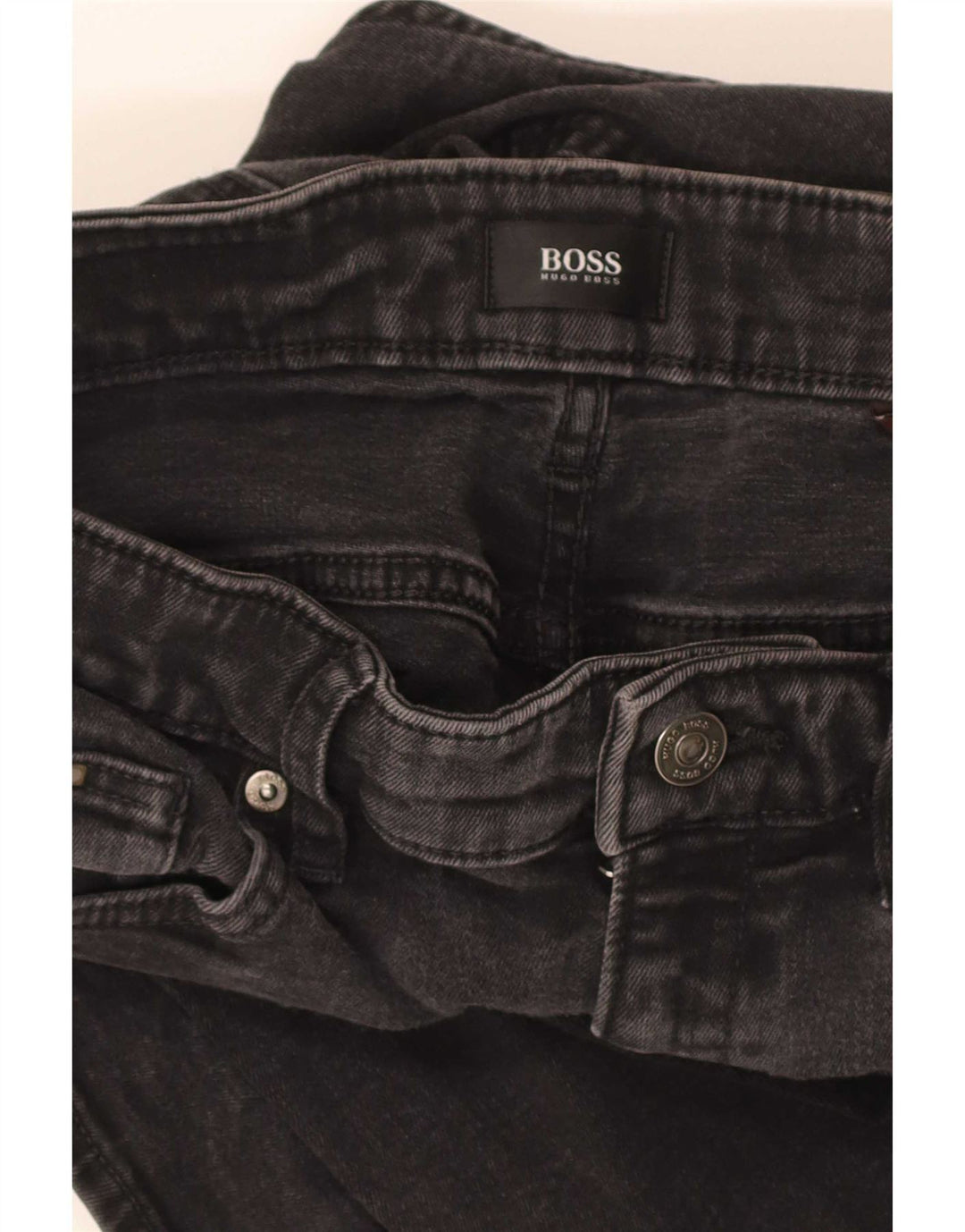 Hugo Boss Masculino Jeans Slim W30 L31 Algodão Preto