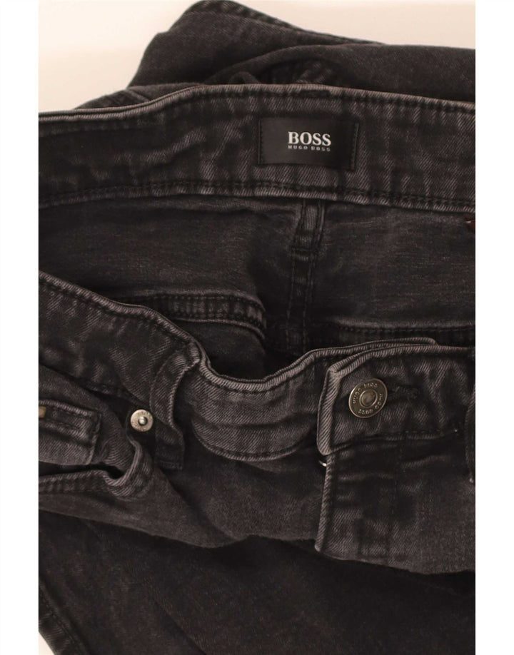 Hugo Boss Masculino Jeans Slim W30 L31 Algodão Preto