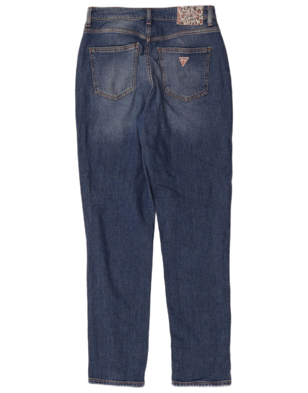 Guess Mom Jean Tapered Jeans Feminino W28 L31 Azul Algodão