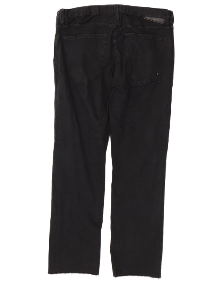 Calça jeans reta masculina BILLABONG W32 L29 algodão preto