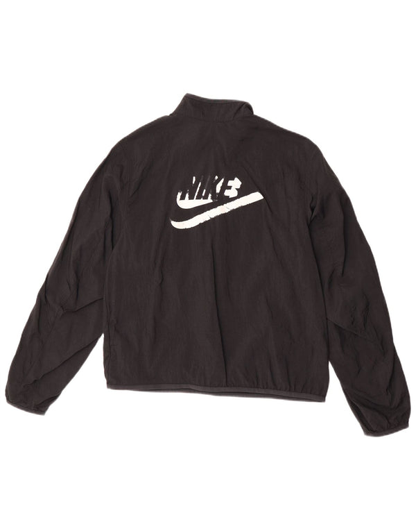 Jaqueta Nike Boys Graphic Pullover Treino Top 13-14 Anos XL Preto Nylon