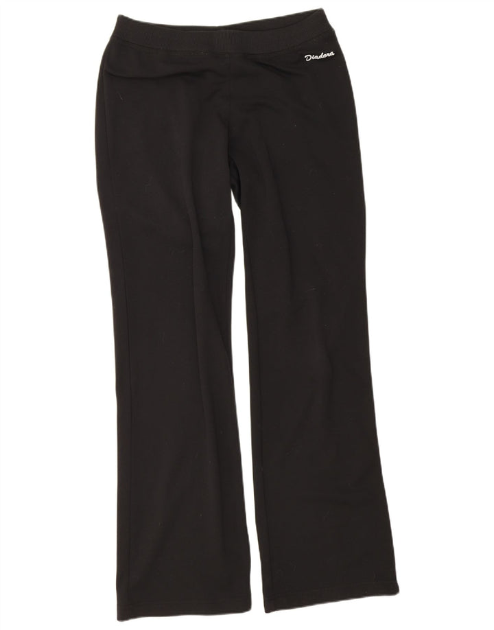 Calça de treino feminina Diadora UK 12 poliéster preto médio