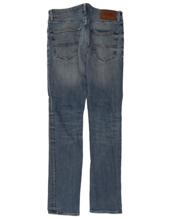Tommy Hilfiger Masculino Scanton Slim Jeans W30 L32 Azul Algodão