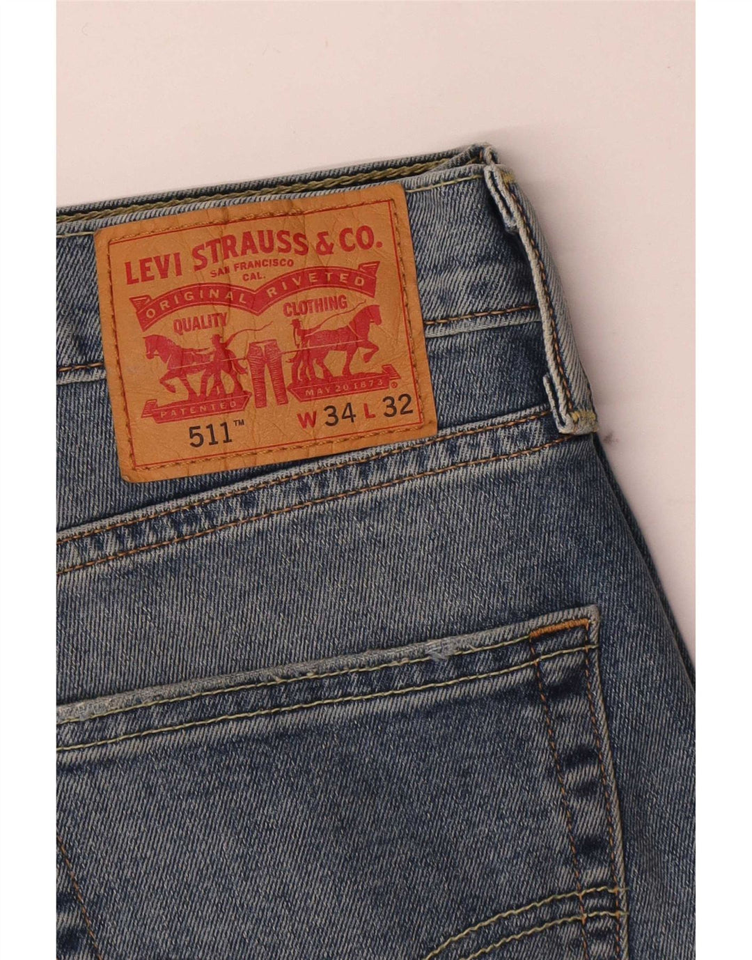 Jeans Levis 511 Slim Masculino W34 L29 Azul