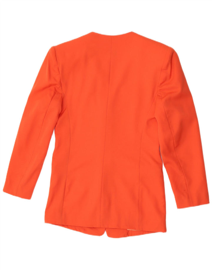 Jaqueta Blazer Feminina Issima com 5 Botões UK 12 Médio Laranja