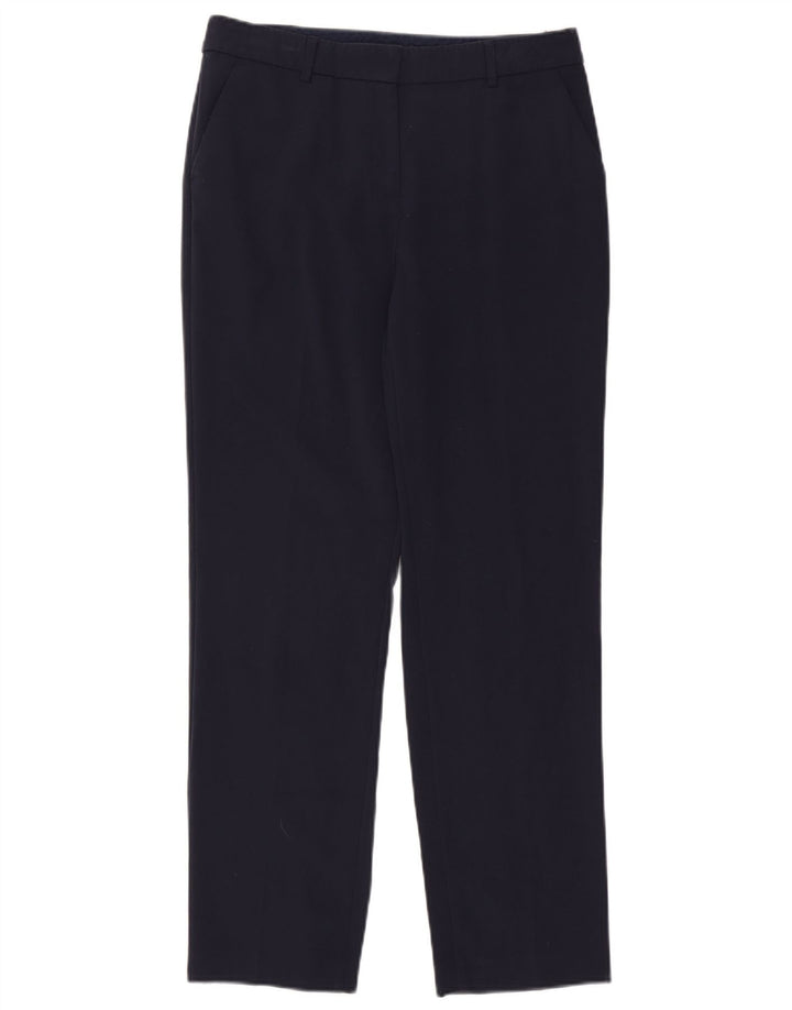 Calça feminina Marks & Spencer Reino Unido 12 Médio W30 L30 Azul marinho