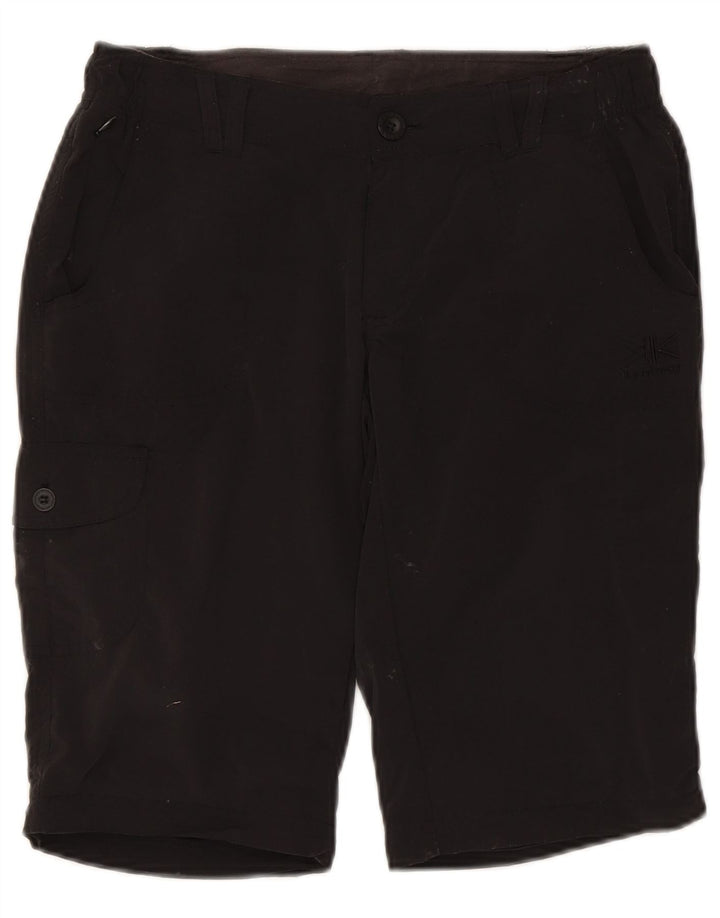 Shorts cargo feminino Karrimor W30 médio preto