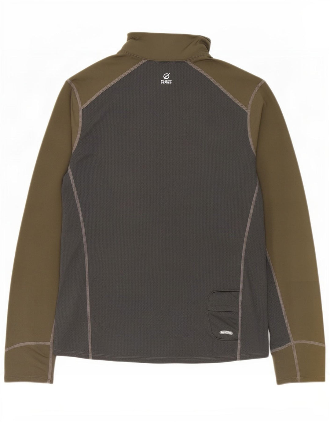 Pulôver masculino The North Face com zíper e gola alta, moletom grande cáqui colorido