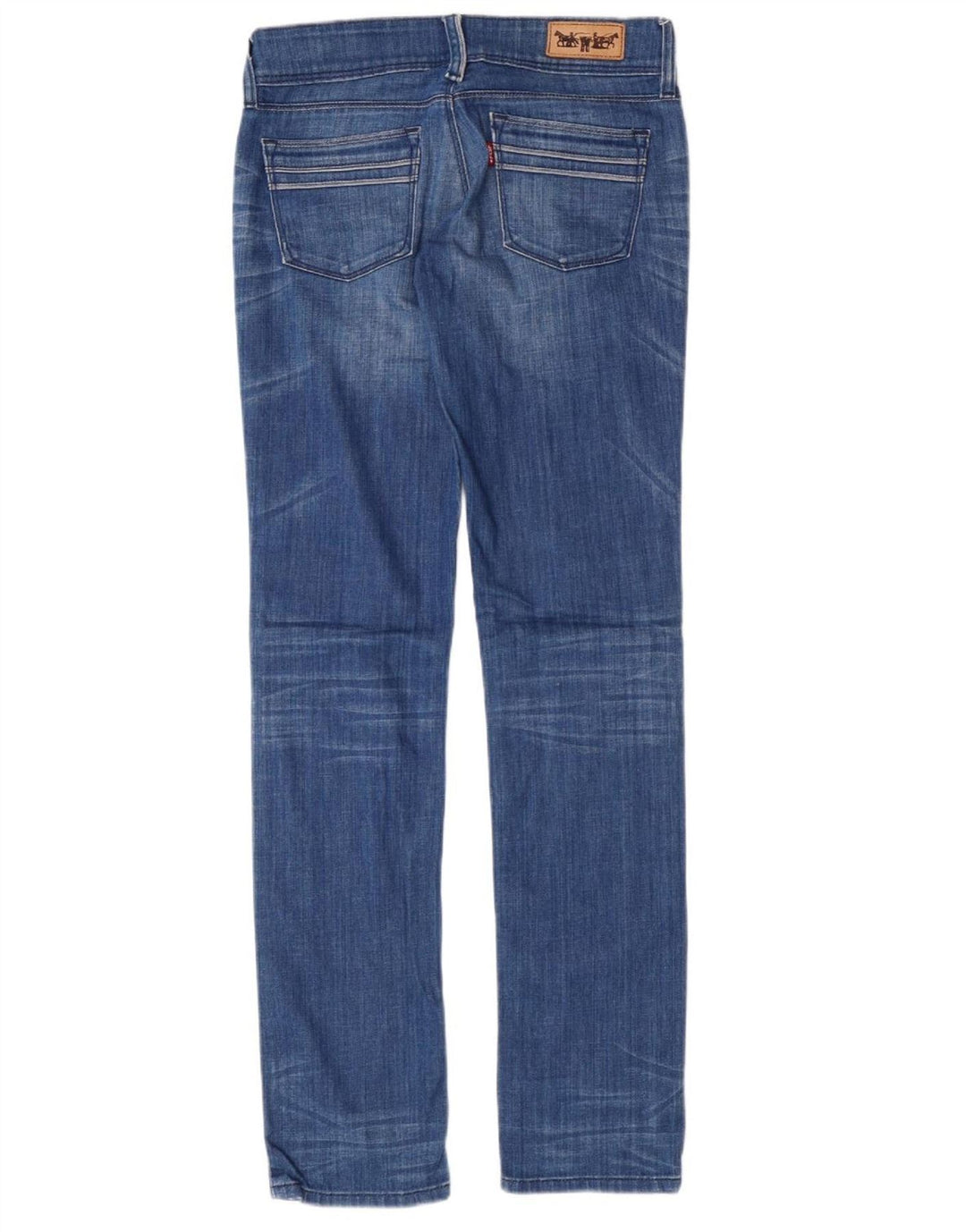 Jeans slim feminino LEVI'S W28 L32 algodão azul