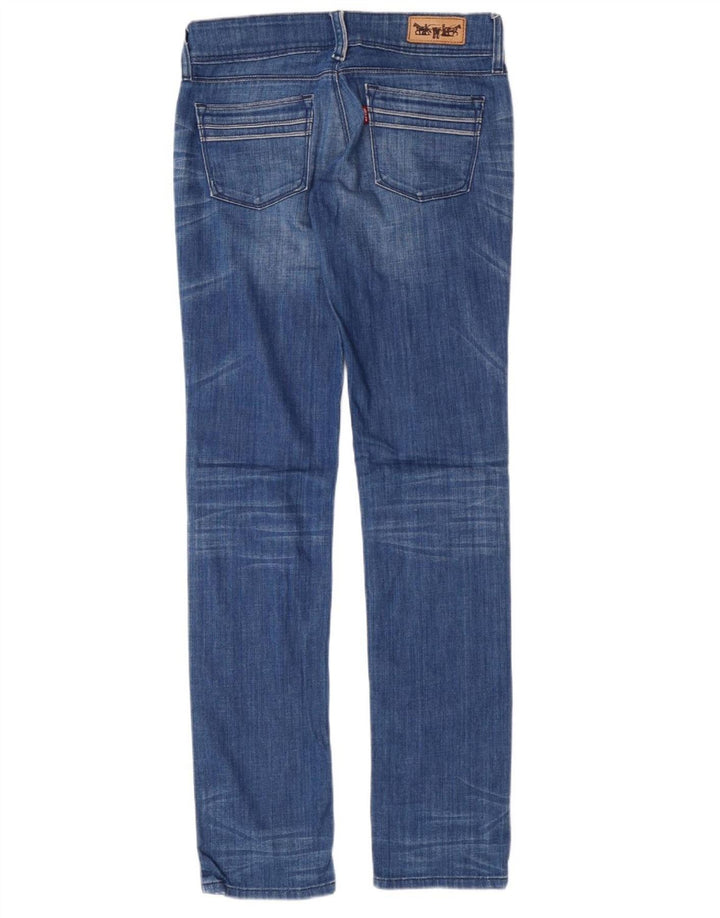 Jeans slim feminino LEVI'S W28 L32 algodão azul