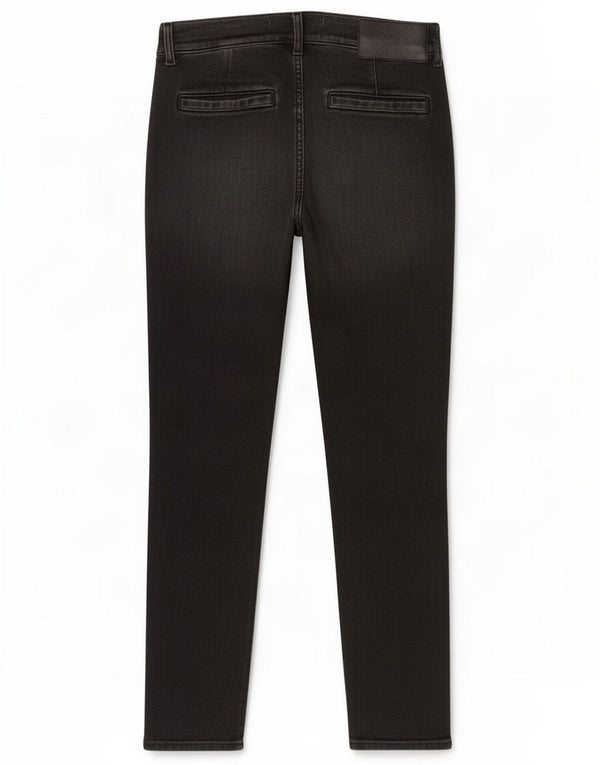 Calvin Klein Mens Slim Jeans W30 L26 Algodão Preto